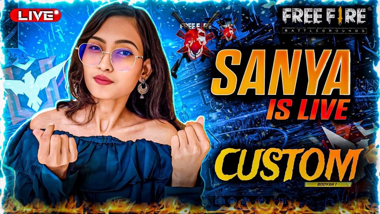 🔴[LIVE] New Year Free Fire Live With Sanya#facecam#freefire#girlgamer #freefirelive #shortsfeed