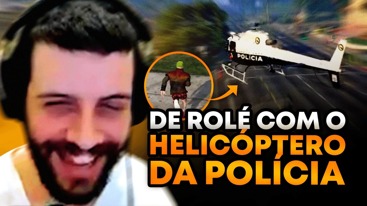 METI O HELICÓPTERO DA POLÍCIA // GTA RP
