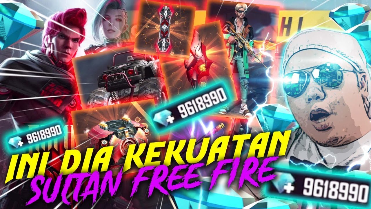 SULTAN FREE FIRE NGABISIN 10.000.000 DIAMOND TANPA RAGU!!