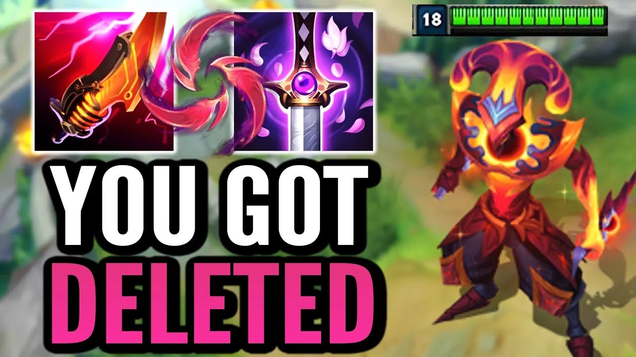 THIS AD SHACO BUILD DELETES YOU IN 0.5 SECONDS FLAT!