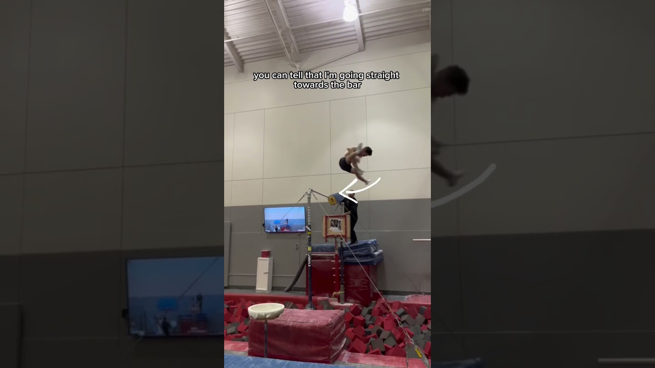 Never. Blame. The Spotter ‼️ ##gymnastics #coach#spot #spotter #fail #fails
