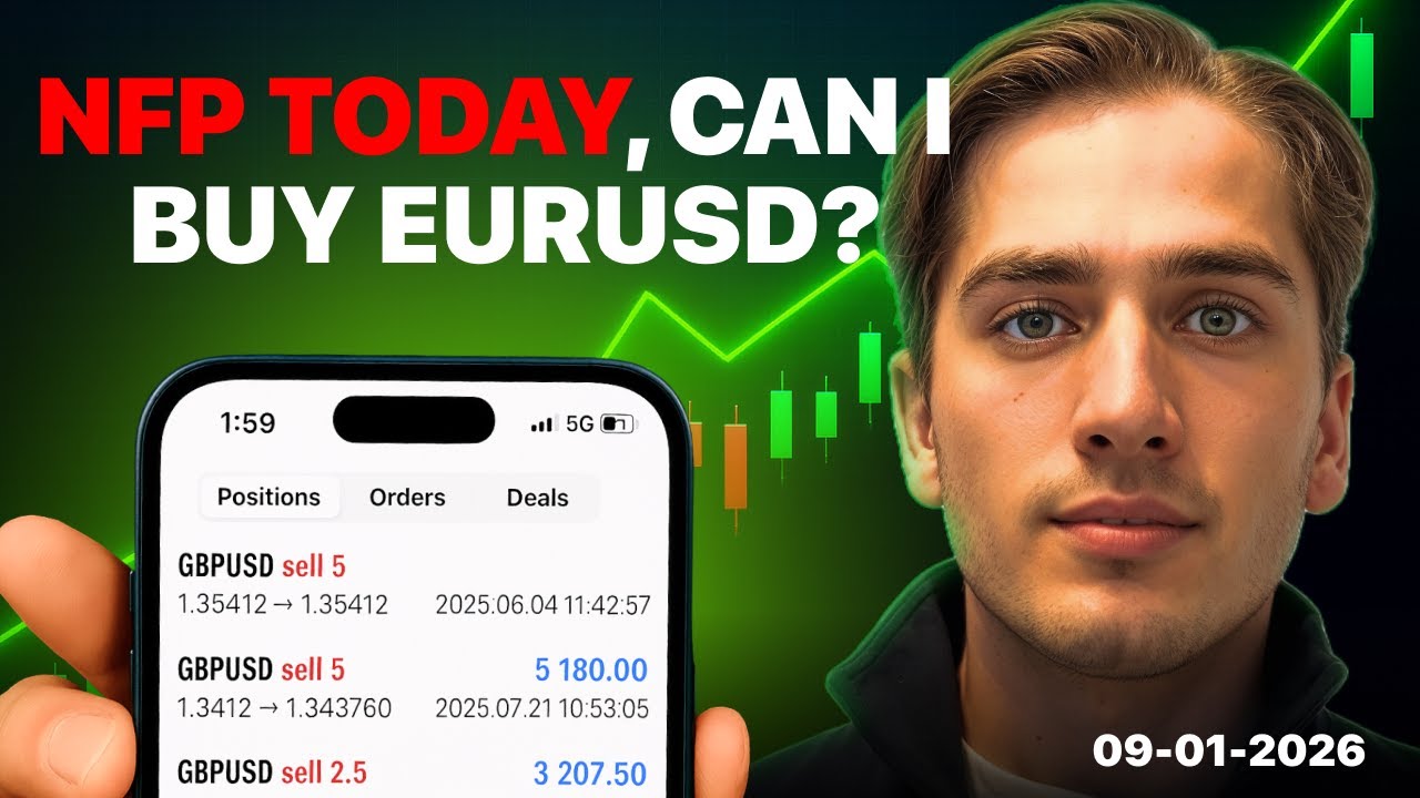 CAN I BUY EURUSD DURING NFP TODAY!? - Forex Market Outlook Ep. 103
