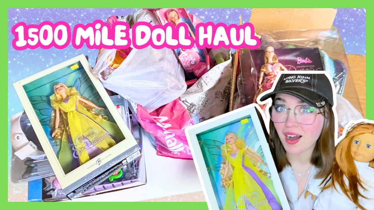 I went on a DOLL HUNTING ROAD TRIP across America... was it worth it? (THRIFT HAUL)