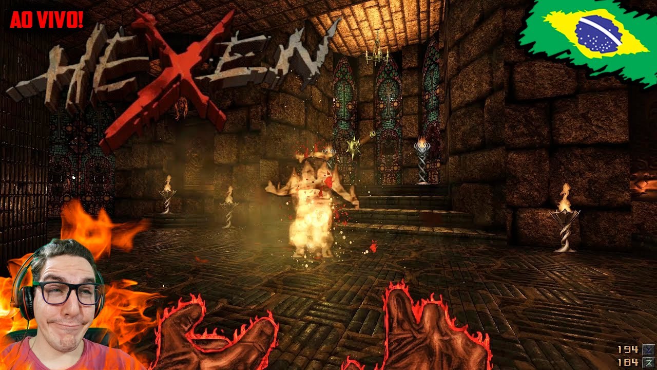[LIVE] HEXEN: Beyond Heretic - LIVE DA NOSTALGIA - (Gameplay em Português)