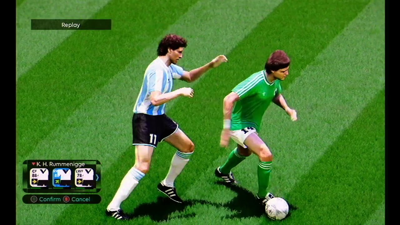 Incredible Mexico 86 Pes 21 mod. Argentina vs West Germany Azteca Final.