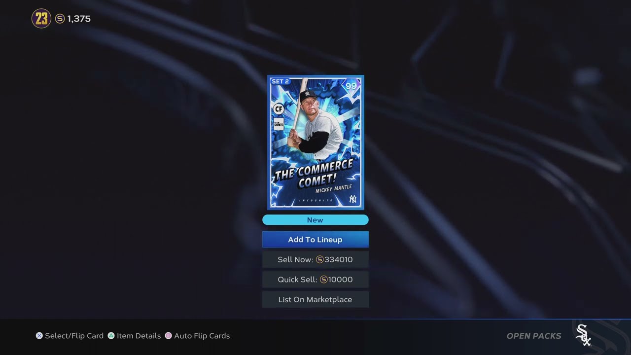 Pulling Mickey Mantle Overall 99