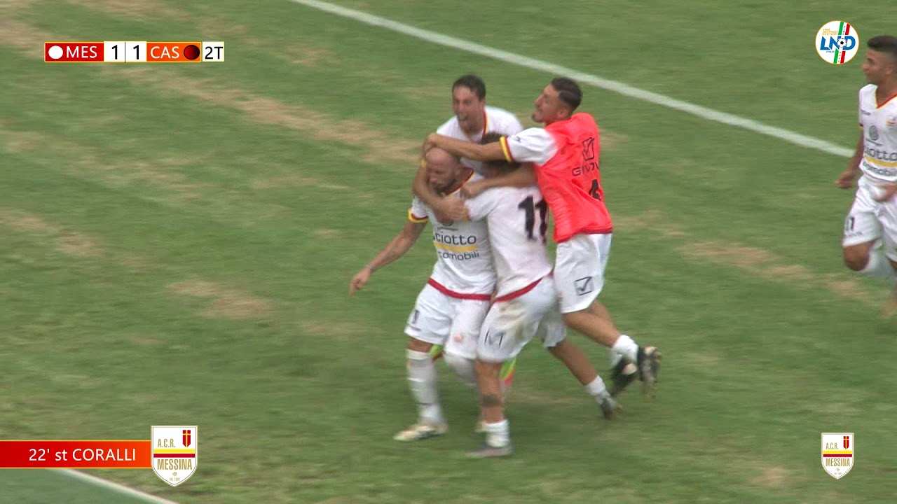 Messina - Castrovillari 3-1 | Serie D, Girone I - 4a giornata
