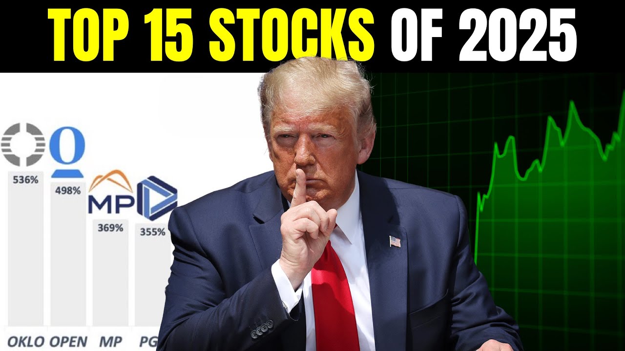 🚀(ПОЛНЫЙ СПИСОК) ТОП-15 АКЦИЙ РОСТА 2025 ГОДА!!!