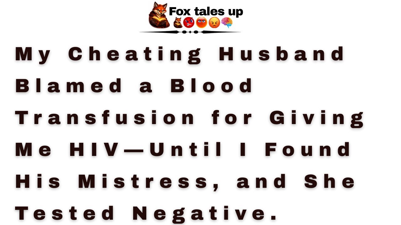 My Cheating Husband Blamed a Blood Transfusion for Giving Me HIV—Until I Found His Mistress, and...