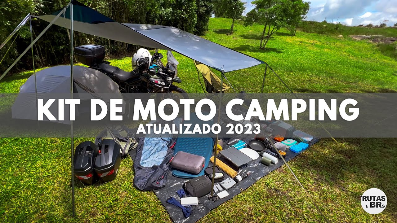Meu KIT de MOTO ACAMPAMENTO em 2023 | Atualizado.