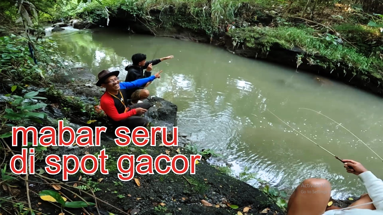 Gacor banget !! Spot ini ga pernah habis ikannya dipancing bareng