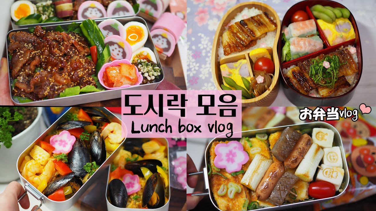 SUB) Making super easy lunch boxes🍱One pan cooking bento🍳#お弁当38