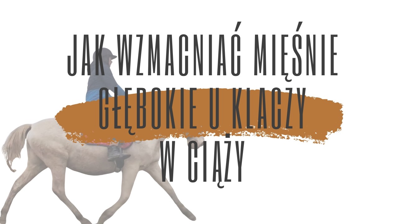 Ćwiczenia na mięśnie głębokie klaczy w ciąży (ósemka, przesunięcia do SER, ruchy boczne)