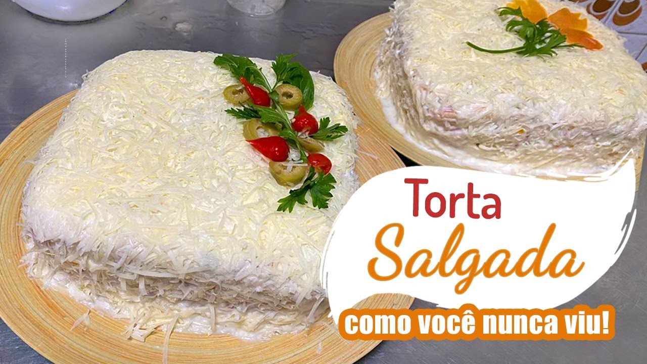 Torta Salgada de pão de forma como você nunca viu!!!  ou Bolo de Sanduiche - Receita de Família