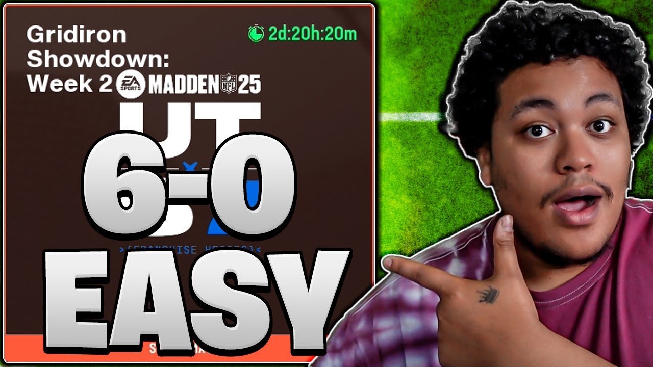 Go 6-0 EASY in the NEW Madden 25 Gridiron Showdown House Rules!