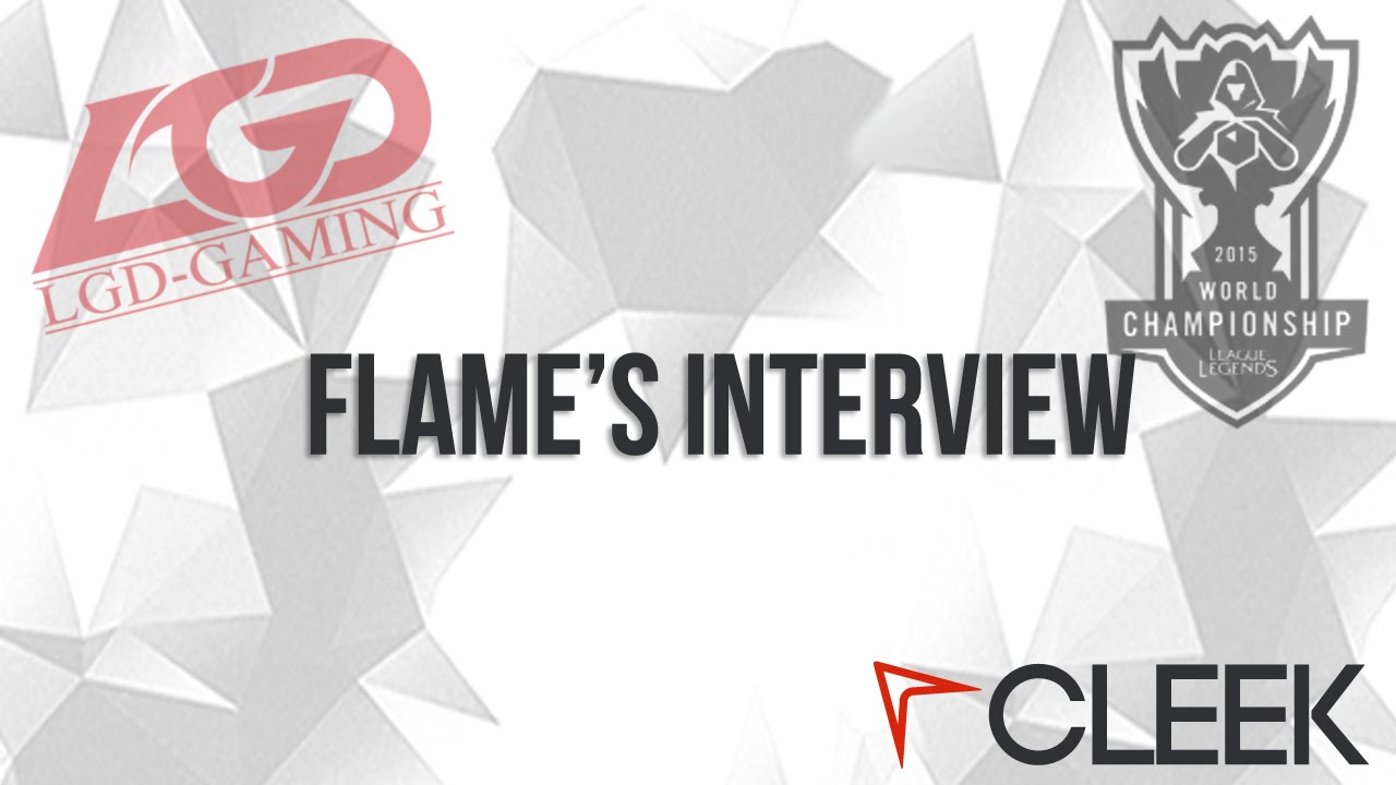 [Worlds][Itw]Interview Toplaner LGD Gaming : Flame