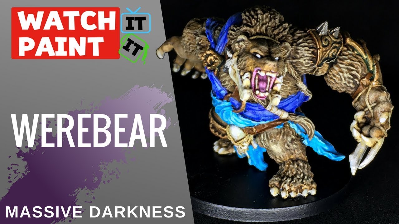 Massive Darkness - Painting Werebear