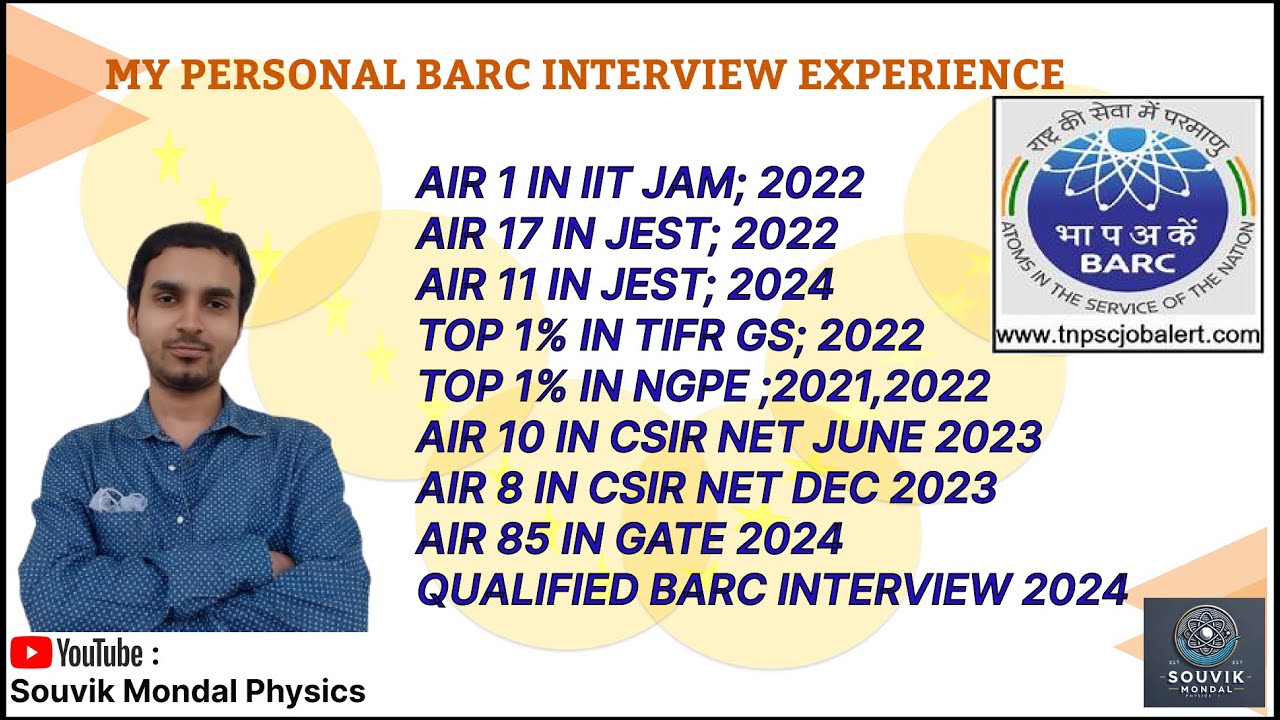 BARC INTERVIEW EXPERIENCE(2024). #gatephysics .#barc
