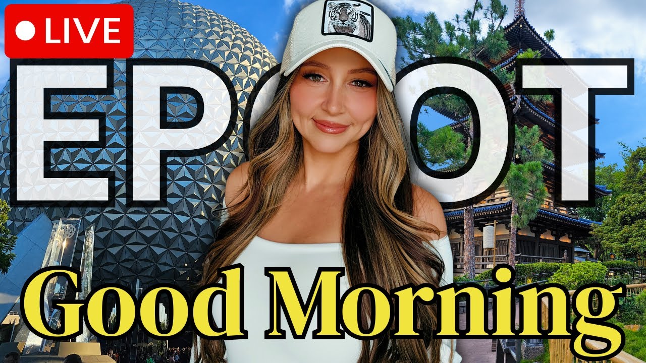 🔴 LIVE | Good Morning Walt Disney World's EPCOT | What's NEW? Merch & a Walk Around World Showcase