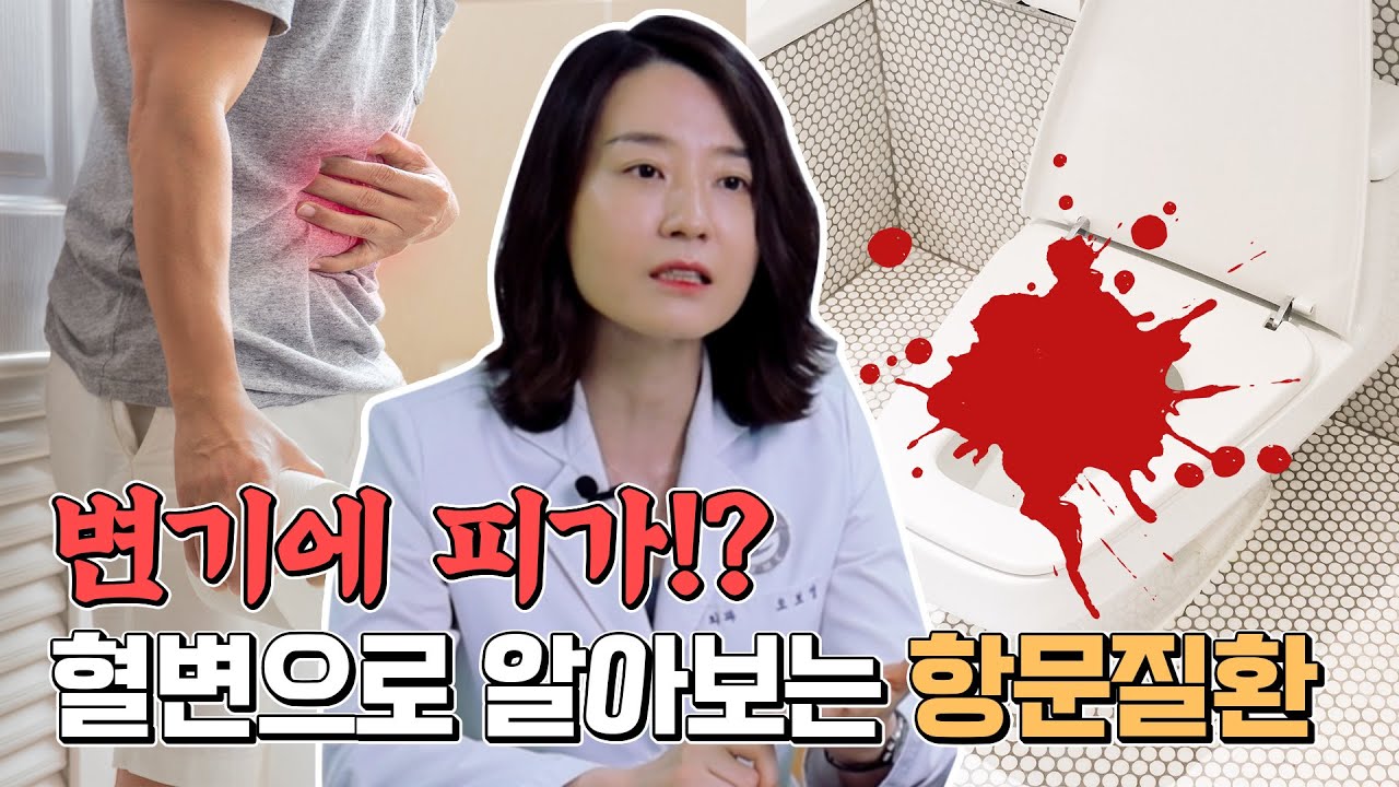 화장실 변기에 피가!? 혹시 큰 병 아닐까? 혈변으로 알아보는 항문질환!