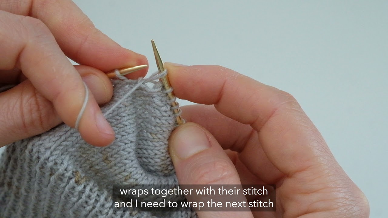 Short Row Sock Heel Tutorial