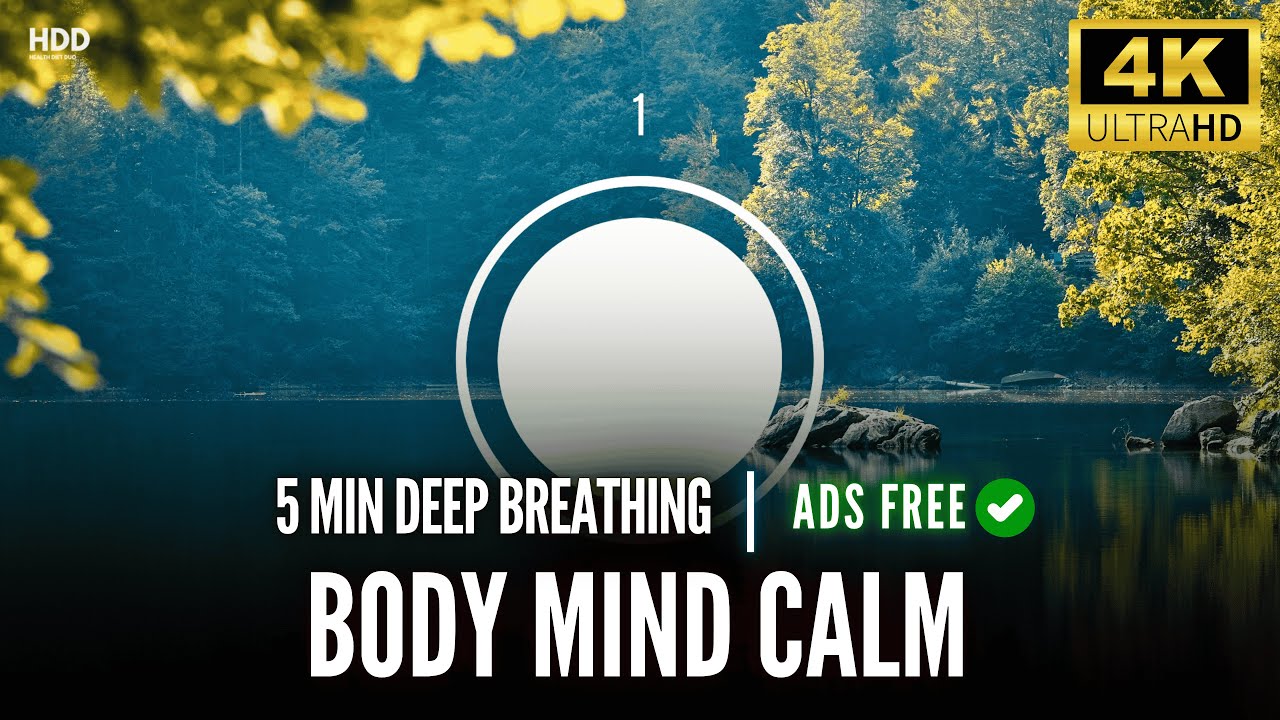 Relax Body & Mind | Resonance Breathing in 5 Minutes