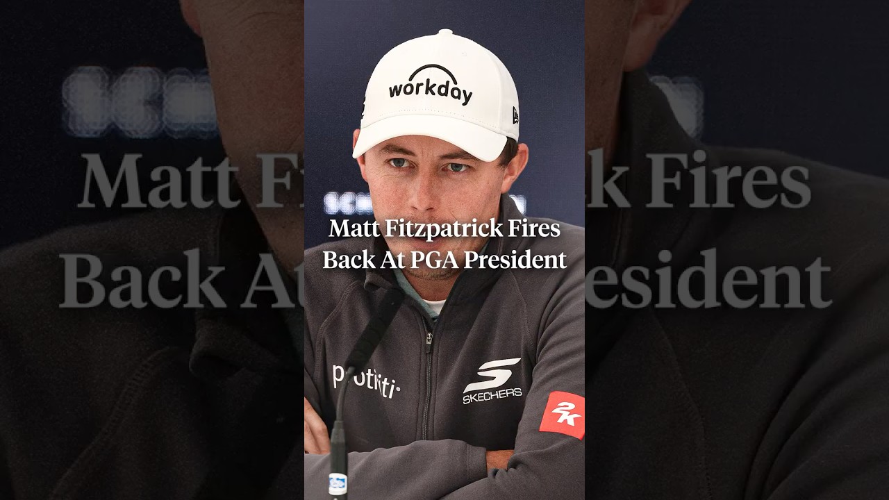 Matt Fitzpatrick responded to comparisons between fans at Bethpage to Rome. 🗣️