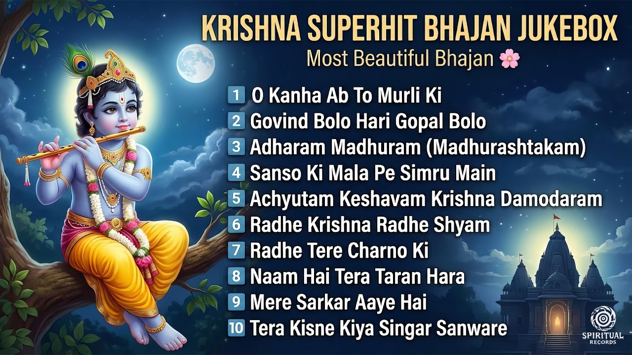 Nonstop Krishna Bhajans That Touch the Heart 💖 | Superhit Devotional Songs #krishnabhakti
