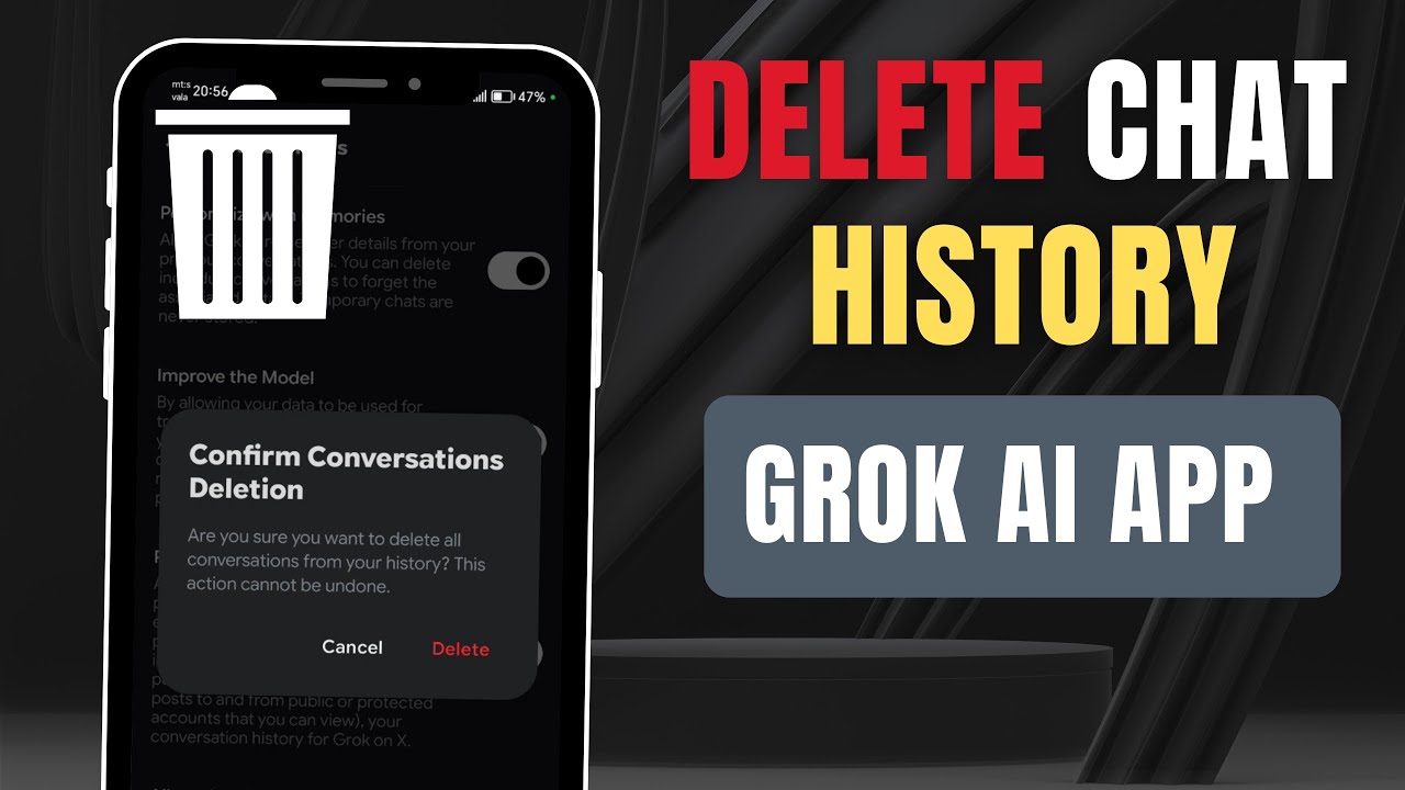 Grok AI App: How to Delete Chat History (Step by Step)