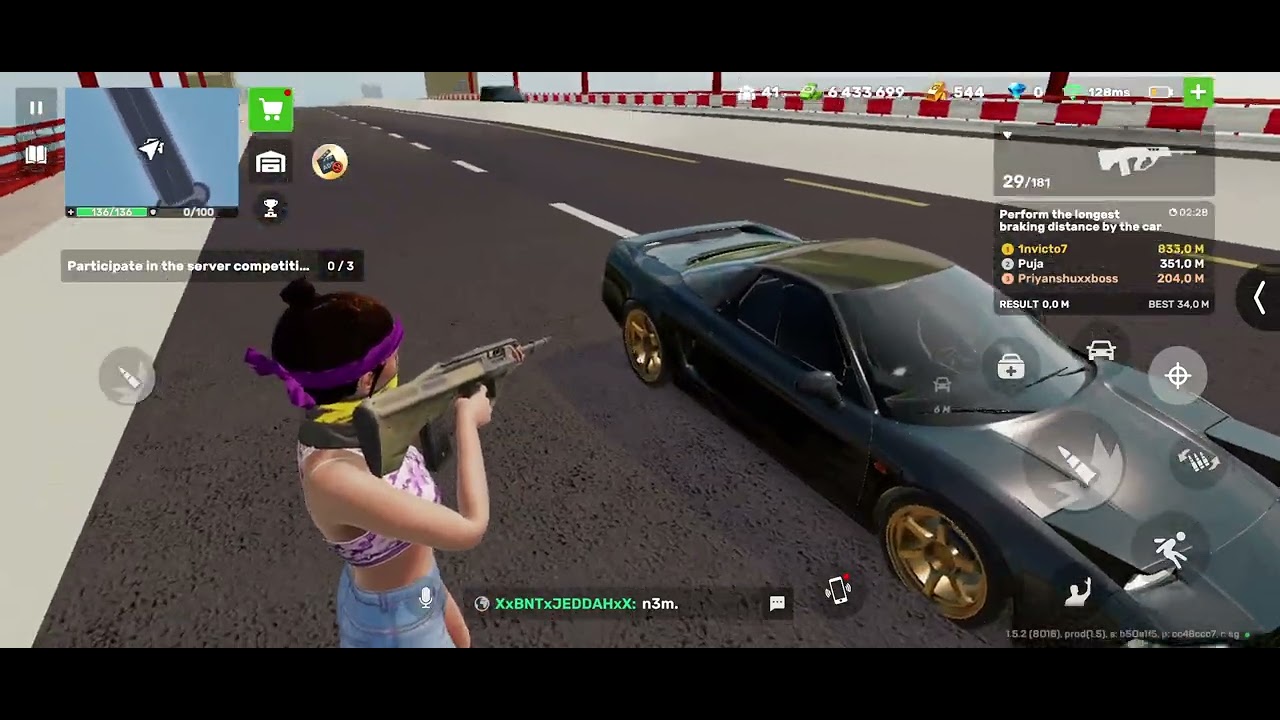 Perform the Longest Braking Distance by Car Glitch to Win| Flex City Challenges | Flex City