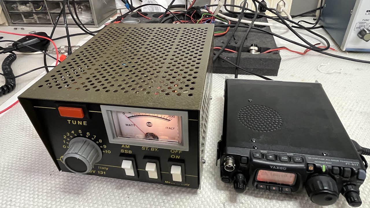 ZETAGI BV-131, HF linear-amplifier Tests on 24 MHz