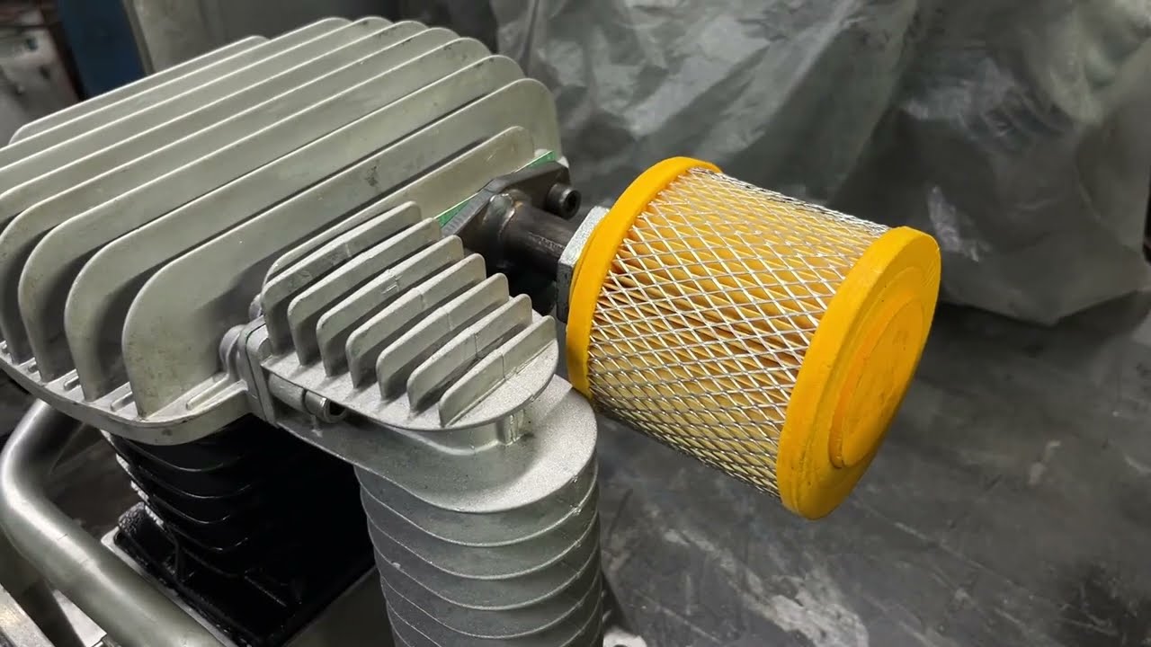 Ремонт компресорного блоку ABAC B6000 compressor restoration Air Compressor Repair