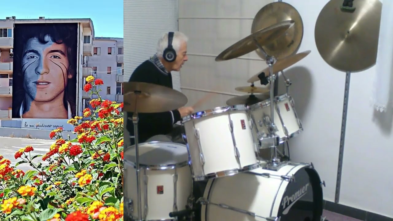 Rino Gaetano - E Io ci sto - Drum cover by Vincenzo Pugliese.
