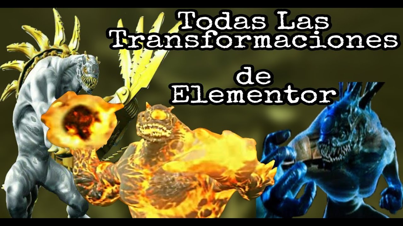 TODAS las TRANSFORMACIONES de ELEMENTOR
