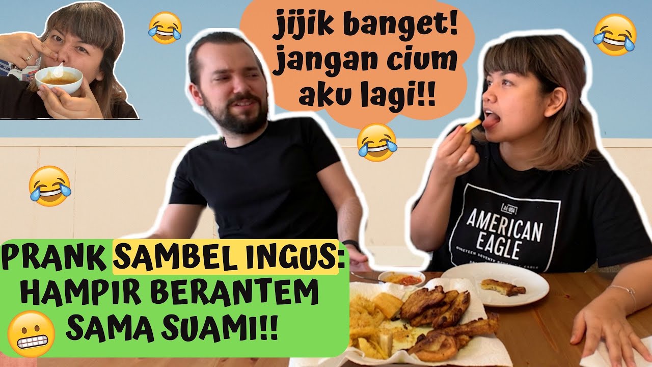 PRANK SAMBEL INGUS: SUAMI BULE NGAMUK DAN MARAHIN ISTRI