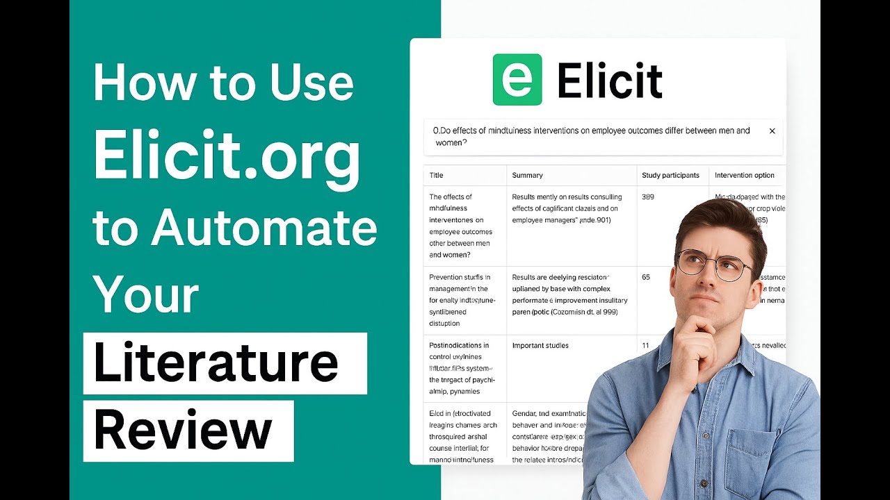 Write Better Papers Faster with Elicit | AI Literature Review Tool