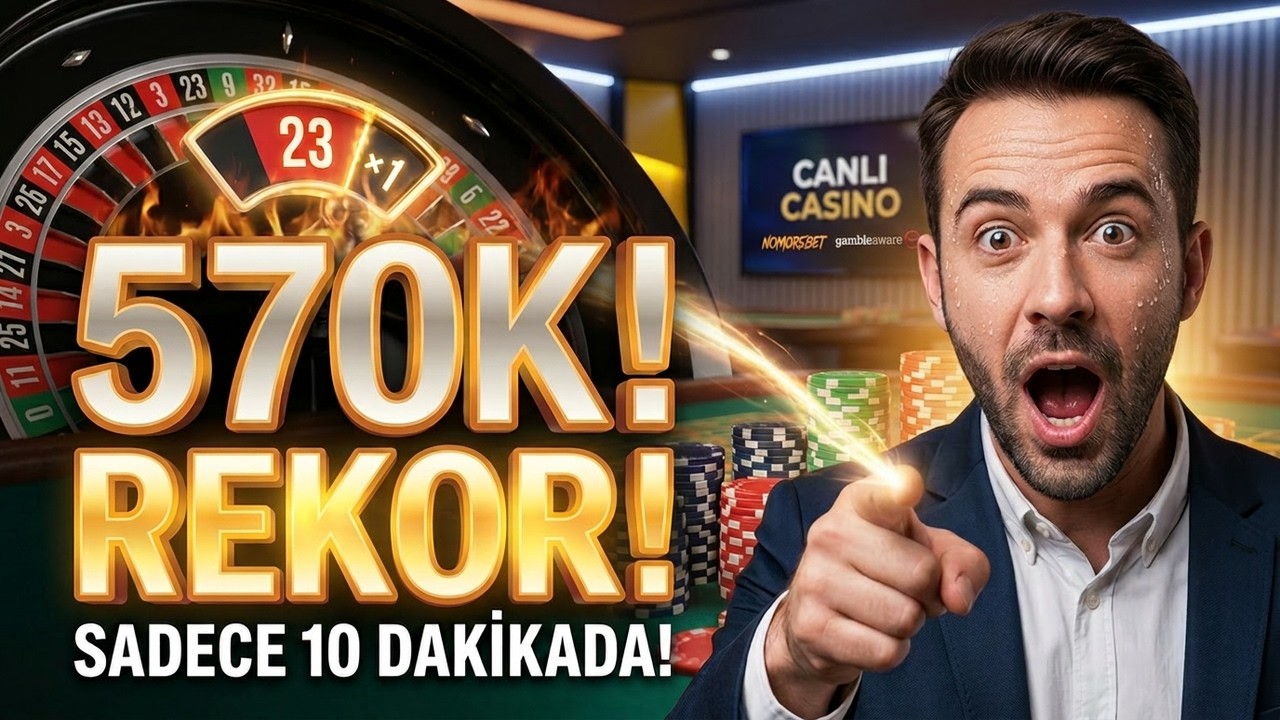 570K Kazandım Rulet Oyununda Canlı Casino REKOR Kazanç 10 Dakikada