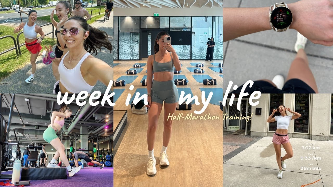 Week in my Life: Half-Marathon Training | Running plans, New Shoes, Strength training & more!