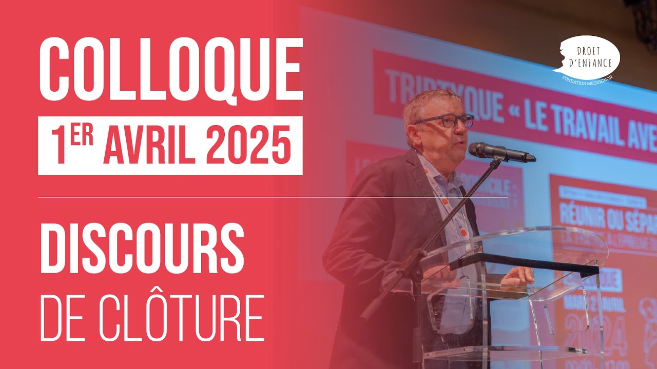 Discours de clôture 