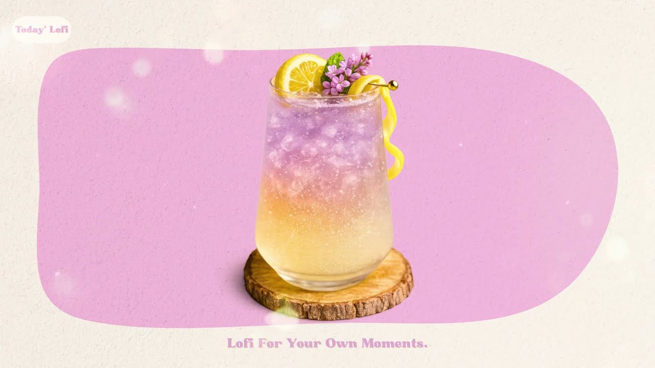 Pastel Violet Soda💜🍋Neo Soul Lofi | Sunny Cafe Vibes for Study & Relax [2Hours]