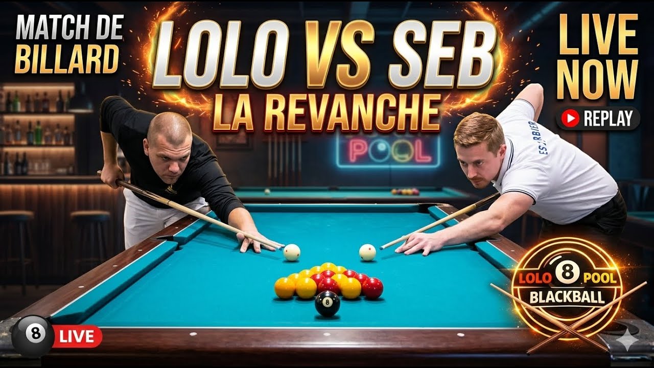 LIVE !!! match blackball revanche contre Sébastien Gauly