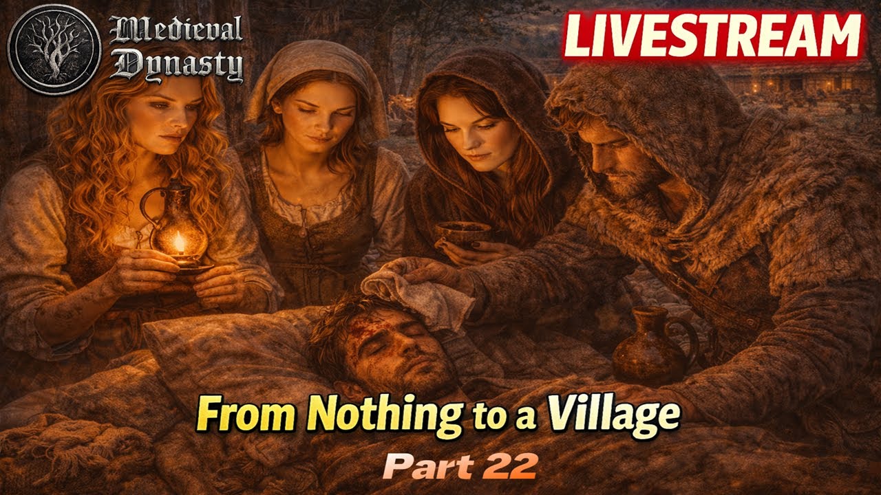 🔥 Medieval Dynasty Livestream | From Nothing to a Village (Part 22)