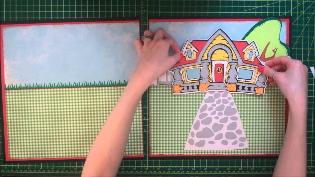 Faith Abigail Designs - Disney Album Series: Mickey Mouse Double Scrapbook Layout Tutorial