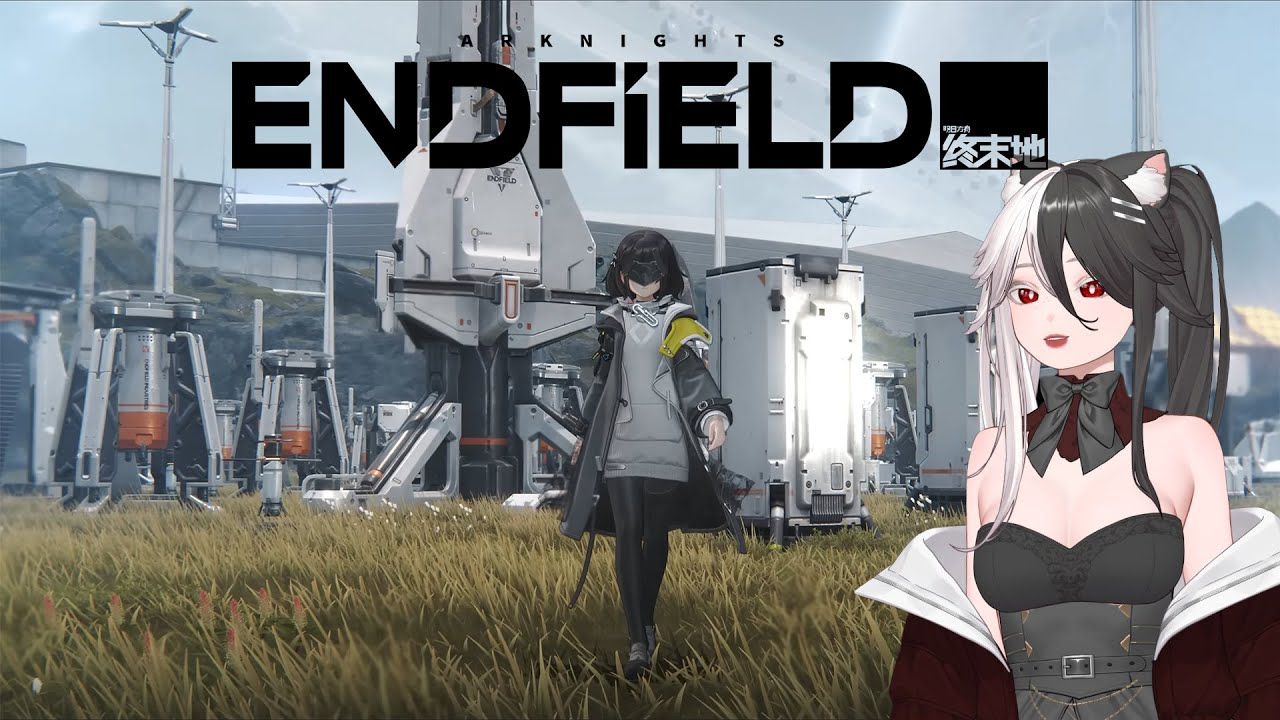 Наконец-то эта кошко-девочка устроилась на завод ▶ Arknights: Endfield