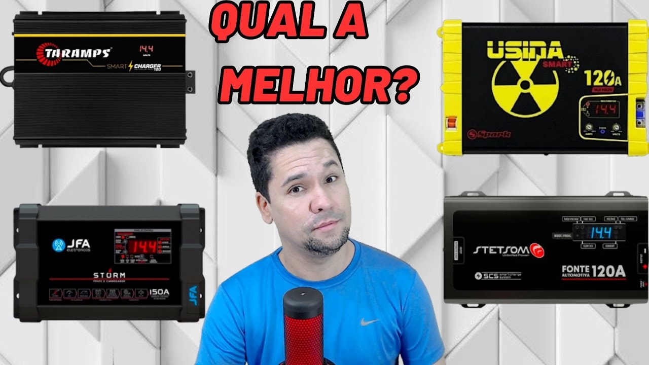 A MELHOR FONTE AUTOMOTIVA DO MERCADO USINA X JFA RED LINE X USINA PLUS X STETSOM OU TARAMPS