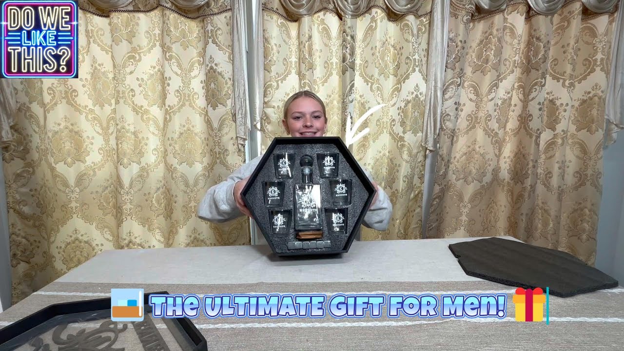 🥃🎁 The PERFECT Whiskey Gift Set! | Personalized Decanter + Glasses