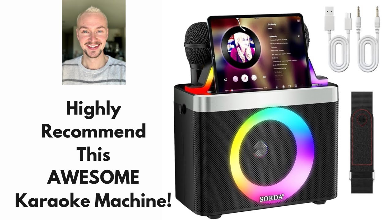 Portable Bluetooth Karaoke Machine &mdash; Sing Anywhere, Anytime 🎤 #tech #karaokeparty #homeentertainment