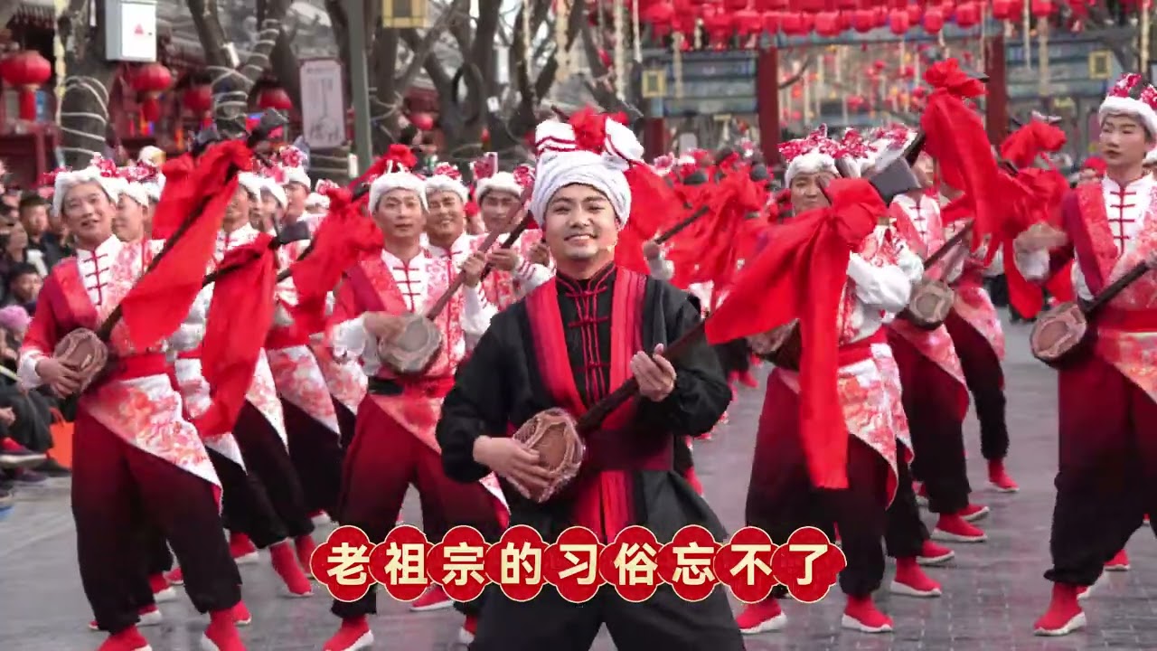 神木秧歌亮绝活，字幕版说书更上头 #陕北榆林过大年#秧歌展演#秧歌展演#神木秧歌#非遗年味 抖音：神木市文化馆