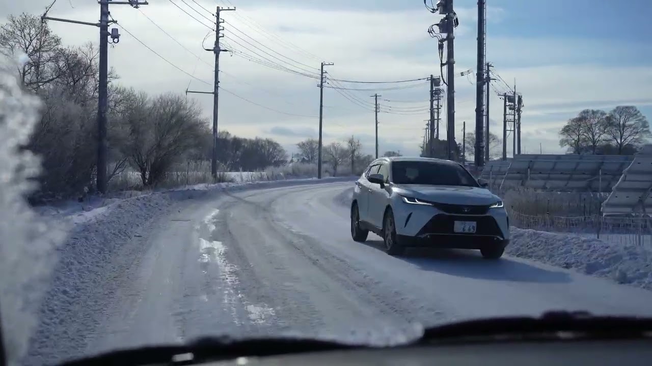 【車載動画】２０２６年１月　北海道恵庭市〜苫小牧市道の駅ウトナイ湖