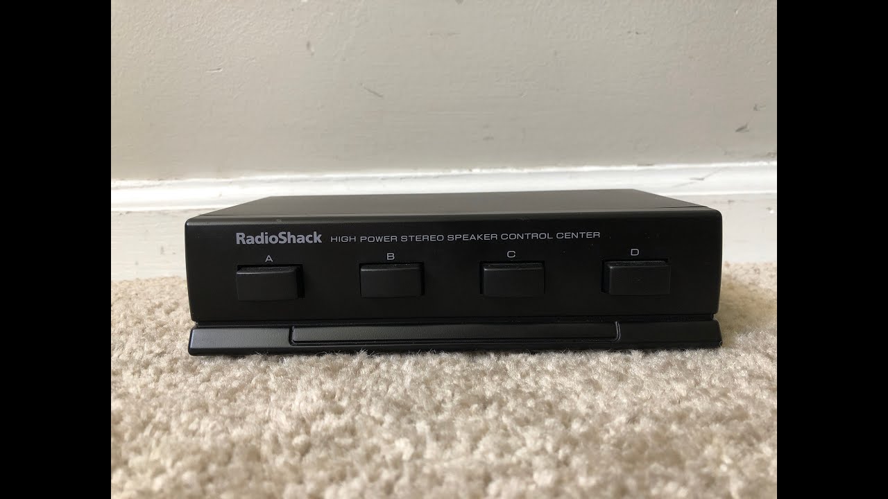 RadioShack 40-244 4 Way High Power Stereo Speaker Control Center Selector